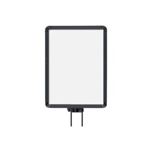 Lavi Industries Vertical Swivel Sign Frame, 11" x 14", For 7' Posts, Matte Black 50-1131SV/MB - main